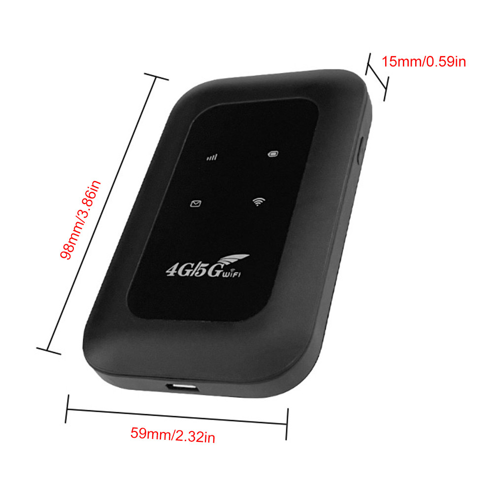 High Speed 4G LTE Mobile WiFi Hotspot with SIM Card Slot Wireless 4G