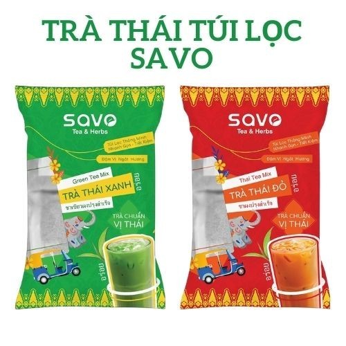 [Real Photo] SAVO Thai tea bags 300g pack (15 bags x 20g) | Shopee ...