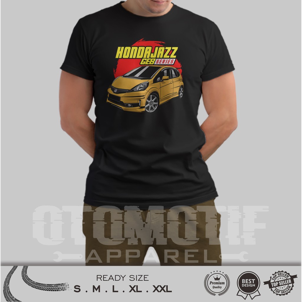 Honda Jazz Ge8 Front 2nd Series Roundneck Short Sleeves Tshirt