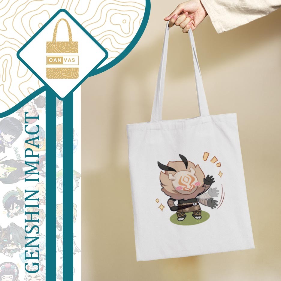 Genshin Impact Animal Tote Bag - Hilichurls, Paimon, Pyro Fungus ...