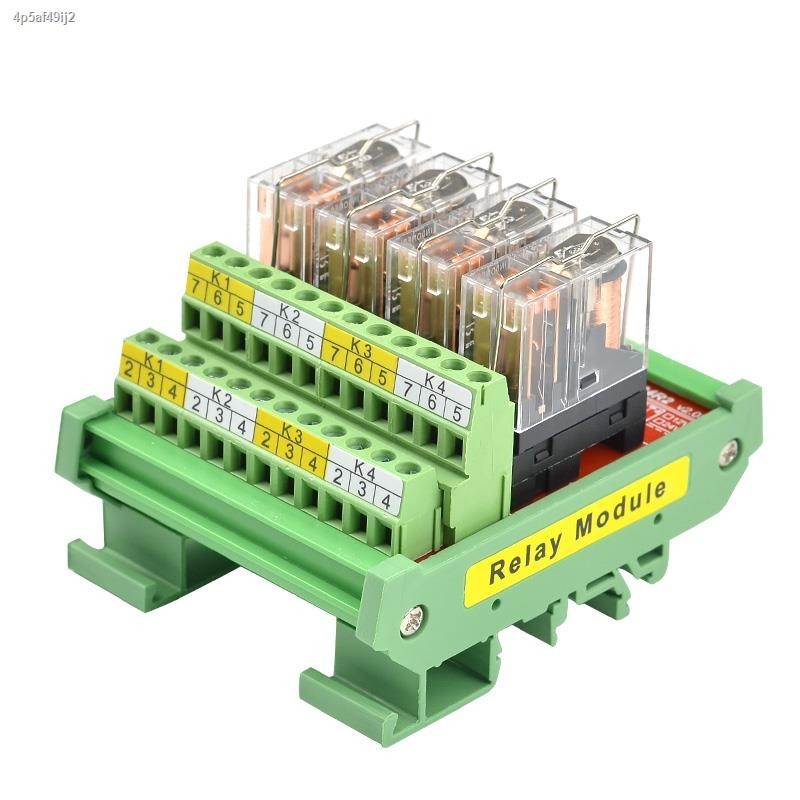 COD/Original Omron 2 open 2 closed relay module 12V/24V input 5A ...