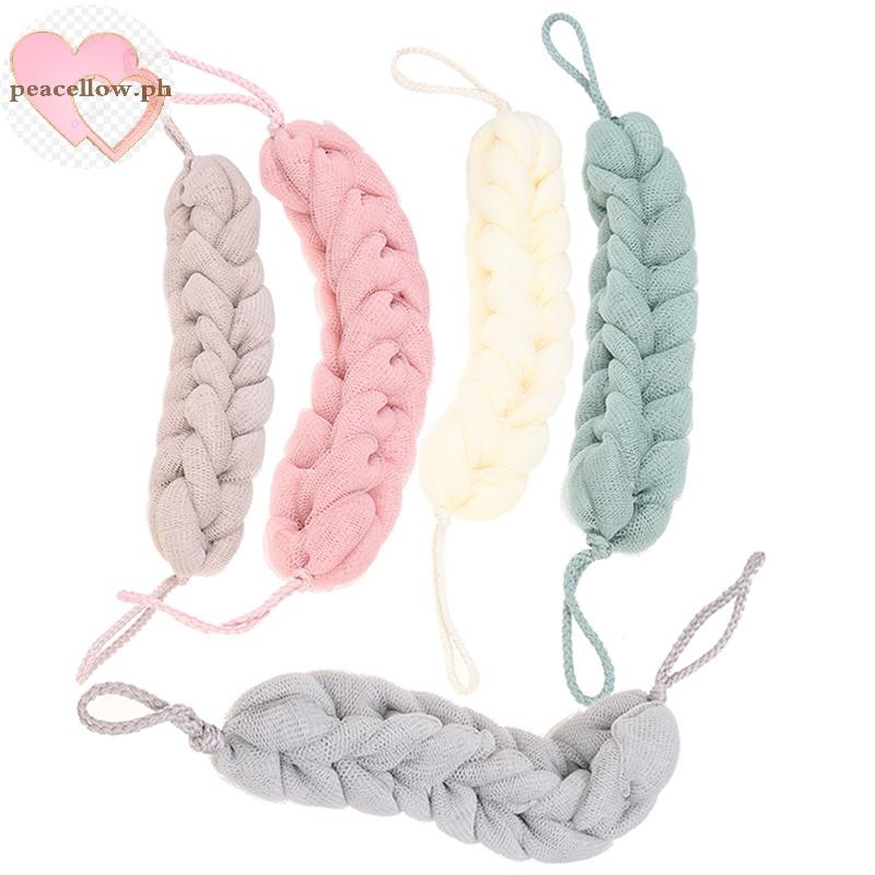 PEACELLOW Body Exfoliate Puff Bath Sponge Scrub Mesh Net Ball Massage