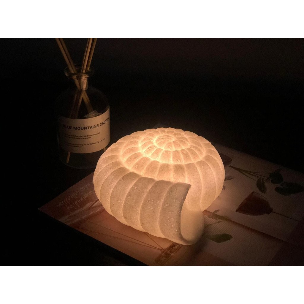 Home Conch Automatic Shell Lamp Nordic Practical Birthday Gift Bedroom ...
