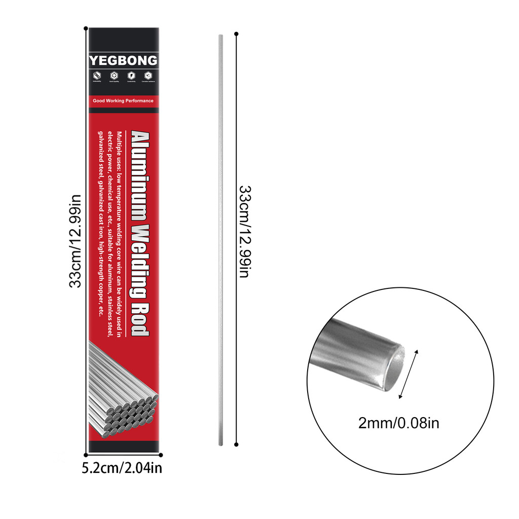 18-Pack Low-Temp Welding Rods For Aluminum, Copper & Metal Alloy Repair – Multifunctional Electrodes, Easy Weldability, Strong Bond, No Cracking, For Beginners & Pros