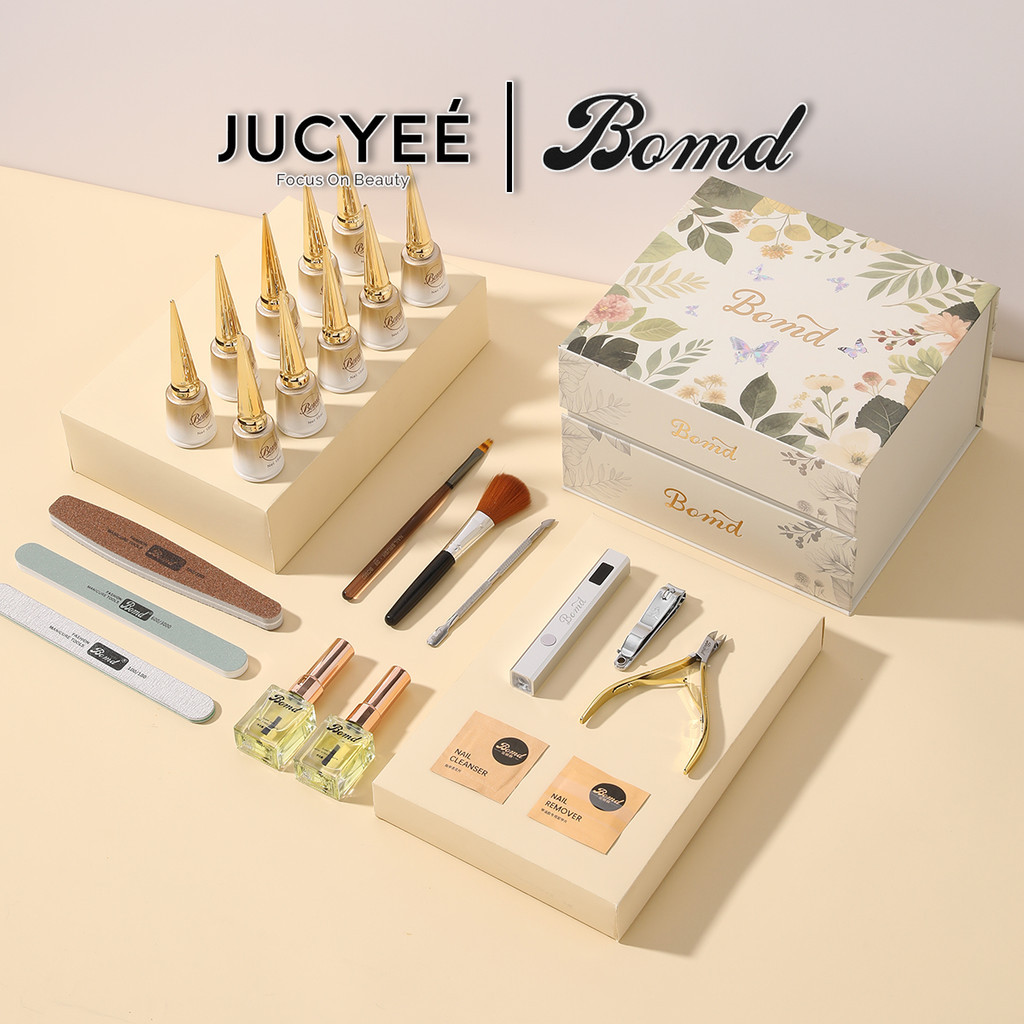 BOMD Beginner Set Nail Polish Gel Kit Starter Groupset Manicure Kit ...