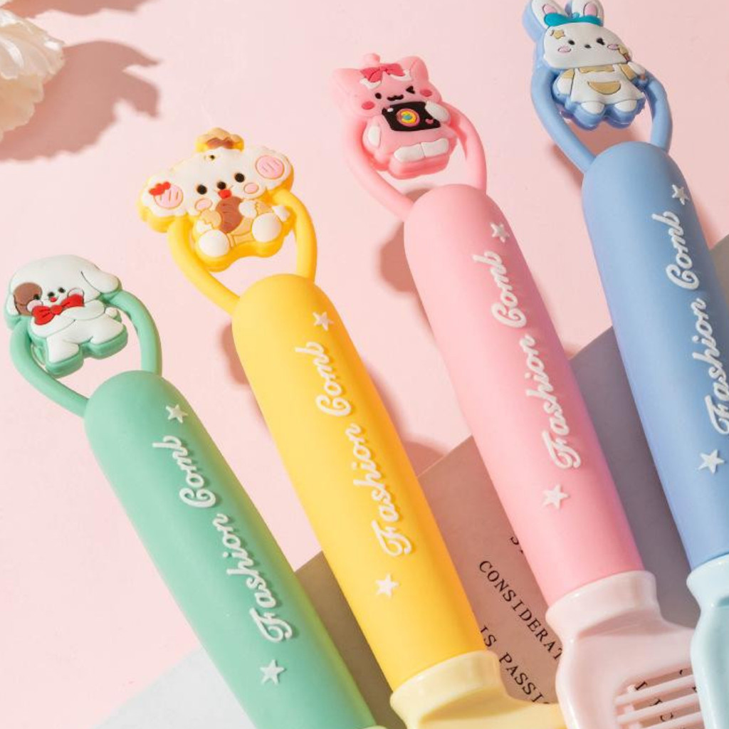 GIRL'S ROLL COMB COMB/ TEENAGE COMB/ SOFT PASTEL COLOR ROLL COMB ...