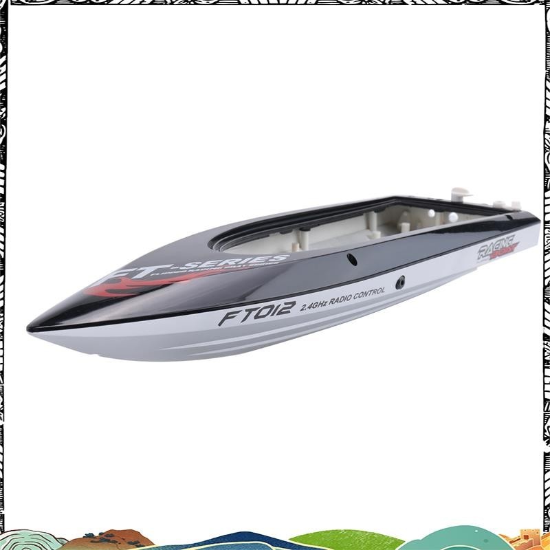 Coque Principale Pour Bateau RC FT012 - Pièce De Rechange Noire Et Résistante