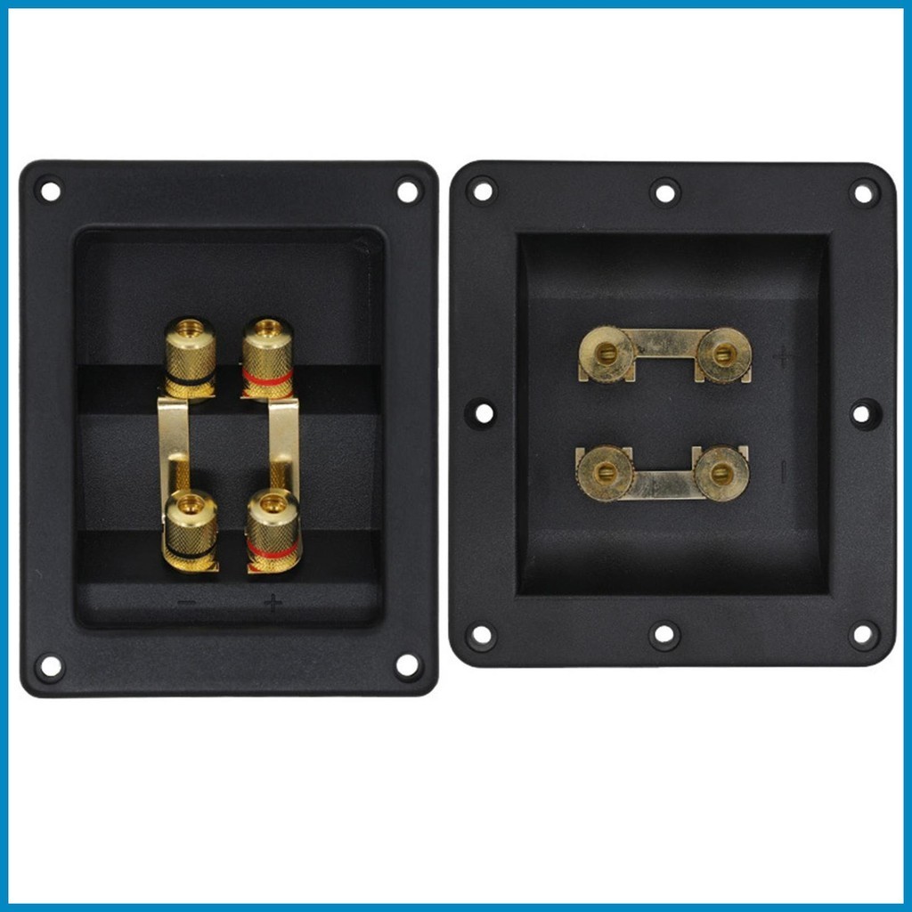 Connettori Per Altoparlanti In Rame Puro – Terminali A Forcella Per Casse Acustiche, 2 Pezzi, Perfetti Per Impianti Audio Home E Auto