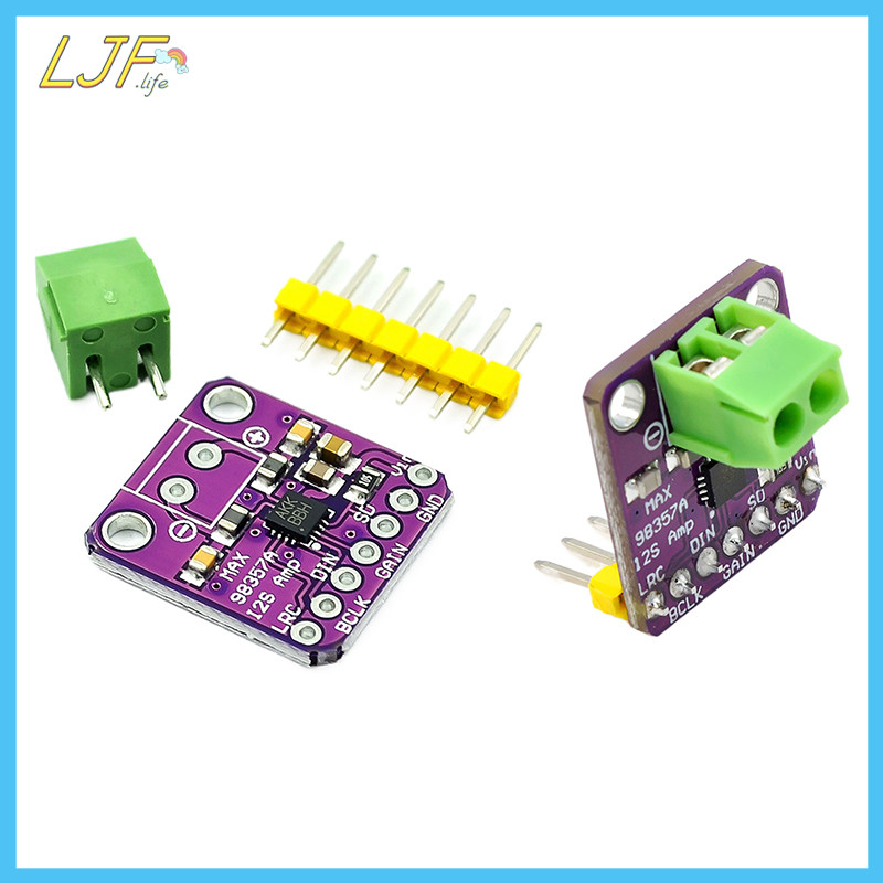 LJF Max98357 I2S 3W Class D Amplifier Breakout Interface Dac Decoder