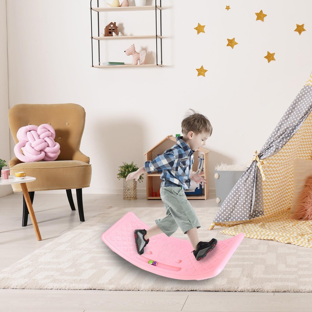 Rocking Seesaw Balancing Board For Kids Training Balance Exercise Board ...