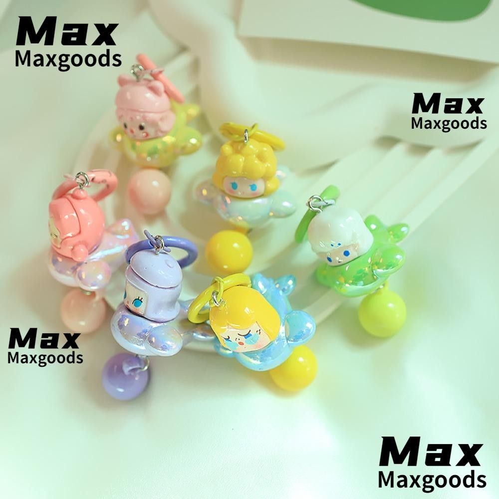 MAXG Crybaby Keychain Pendant, POPMART Pop Bean Spaceship Shape ...