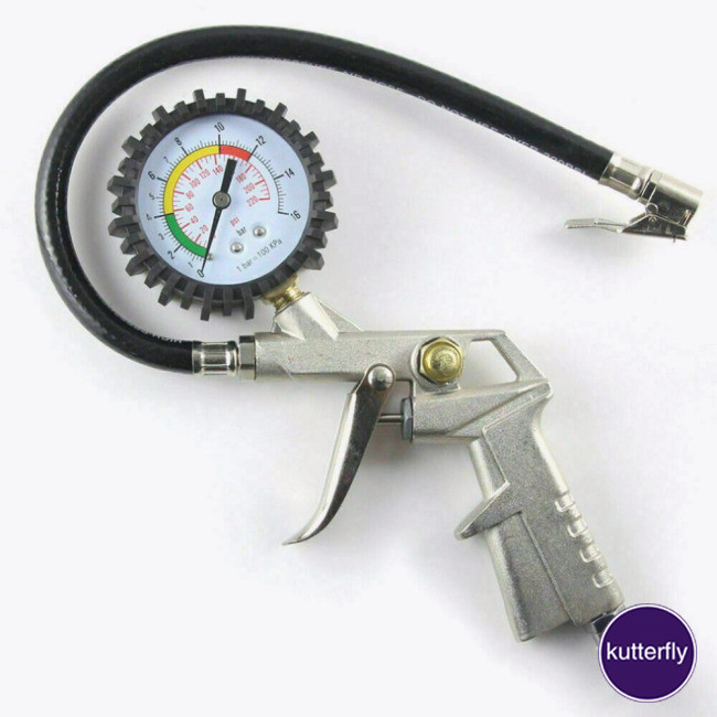 Kutterfly Mechanical Pointer Tire Pressure Gauge High Precision Monitor