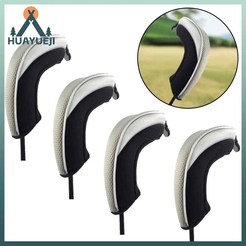 HUAYUEJI Mesh Golf Headcover, Woods Cover Long Neck Driver Protector