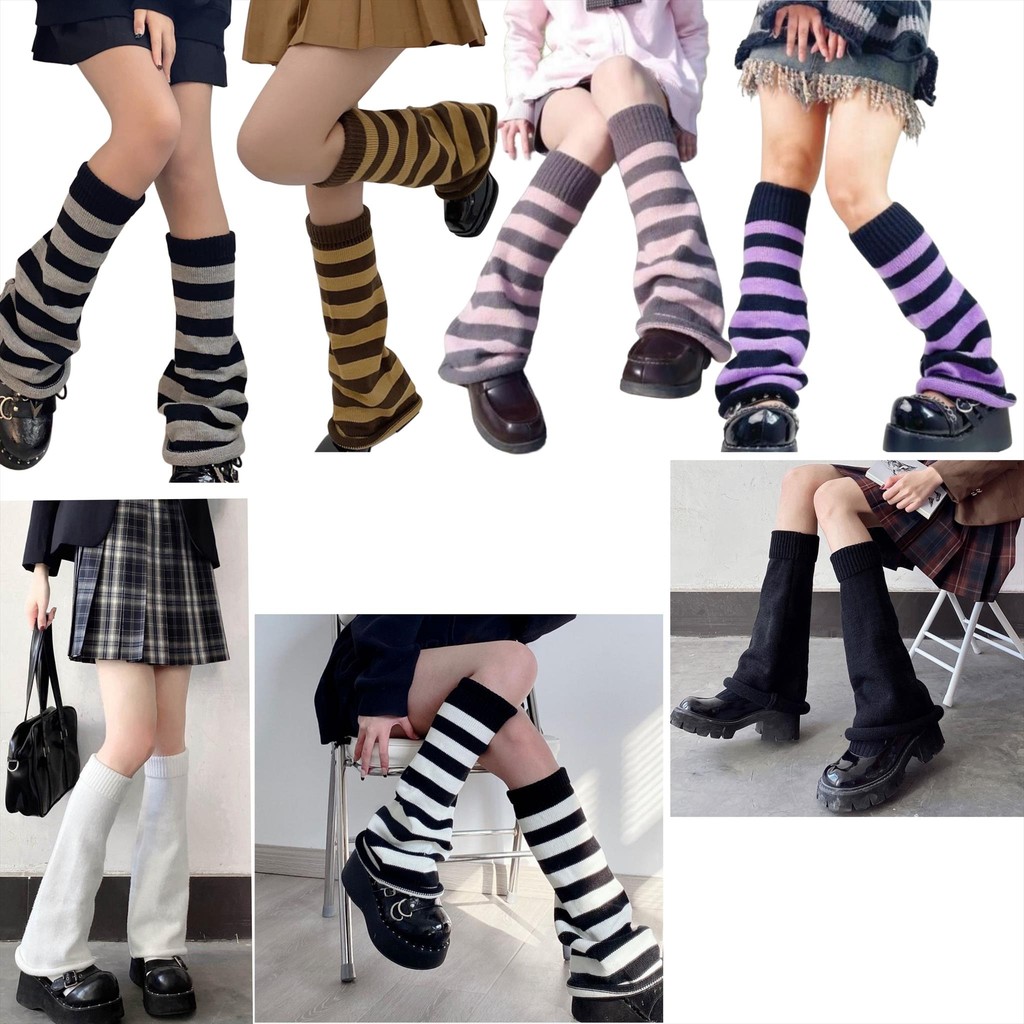 SX628 Leg Warmer Wide Calf Socks Women's Women's Japanese Cosplay Socks ...