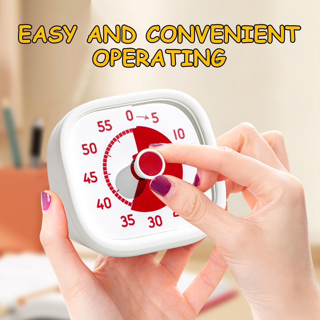 Visual Timer 60-Minute Kid Timer Visual Countdown Silent Time ...