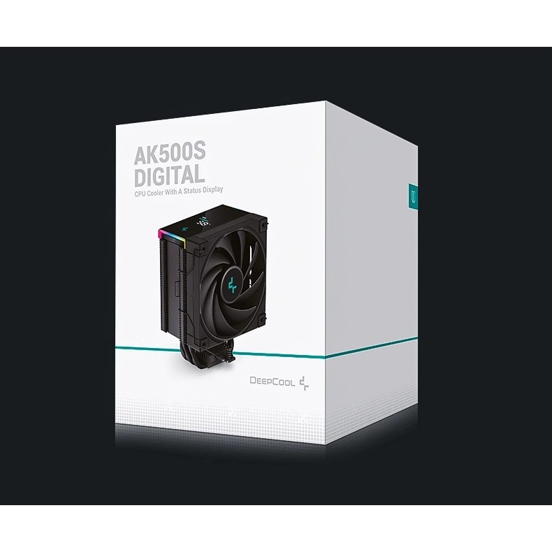 Deepcool Cube AK500S digital version air-cooled CPU heat sink with 5 ...