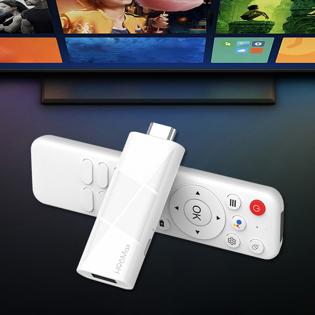 Mini TV Stick Lite 2024 Android 14 Con Telecomando Vocale | 8K WiFi Dual 2.4G/5G | 2GB RAM 8GB ROM