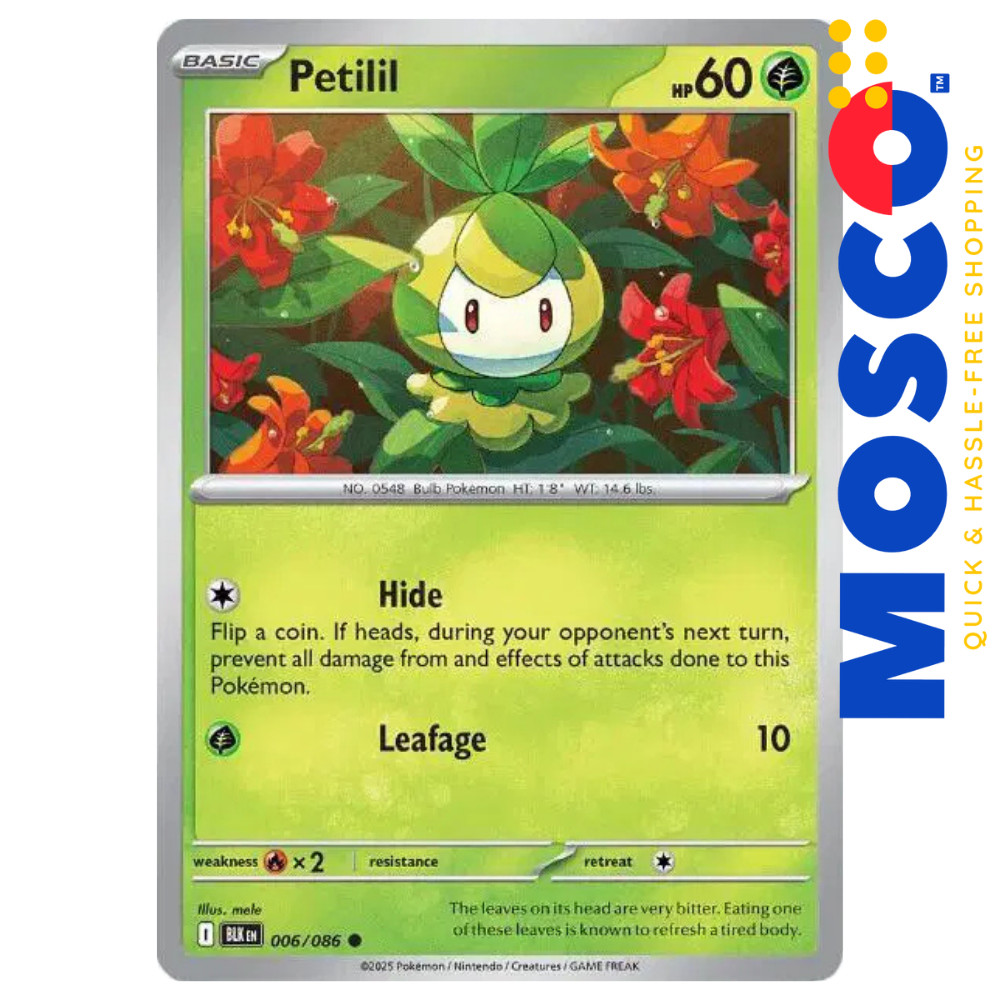 Petilil - 006/086 Black Bolt | Pokemon TCG | Shopee Philippines