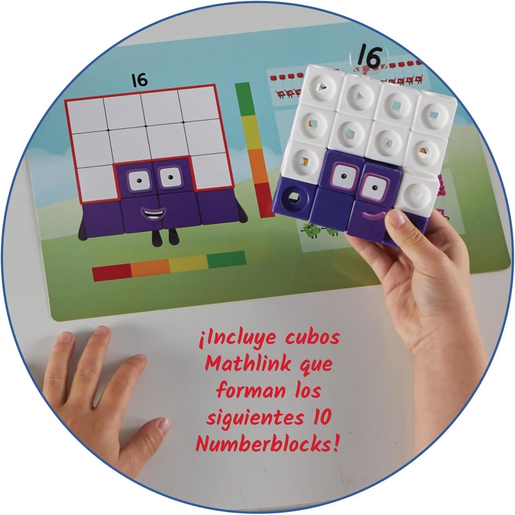 hand2mind Numberblocks MathLink Cubes 11-20 Activity Set, 30 ...