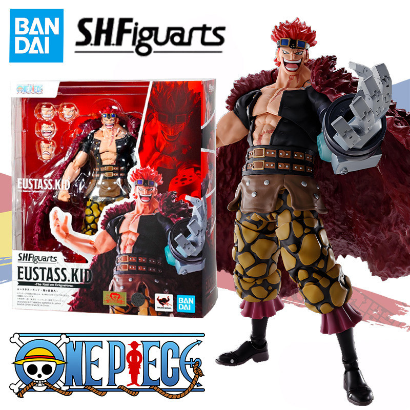 Bandai Original S.H.Figuarts SHF ONE PIECE EUSTASS.KID Luffy Law Anime ...