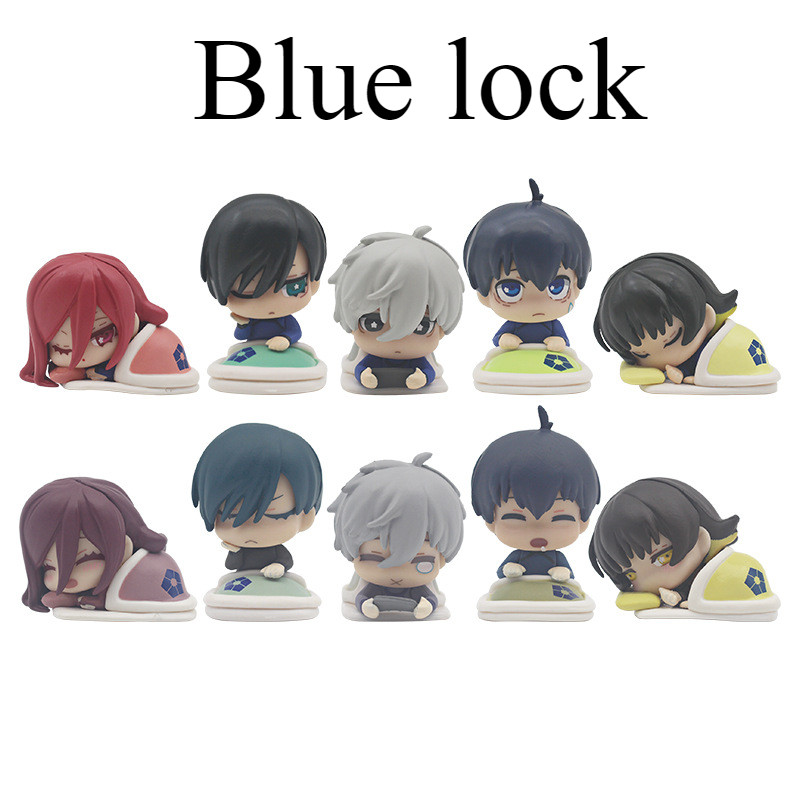 Zhongkaihua Set Di 5 Figure Anime Blue Lock - Personaggi In PVC Da 5 Cm (Bachira, Isagi, Nagi, Reo, Rin) - Mini Statuine Da Collezione