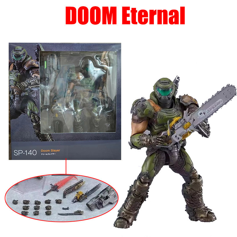 Game Figma Doom Slayer SP-140 Articulado Action Figure Model Dolls