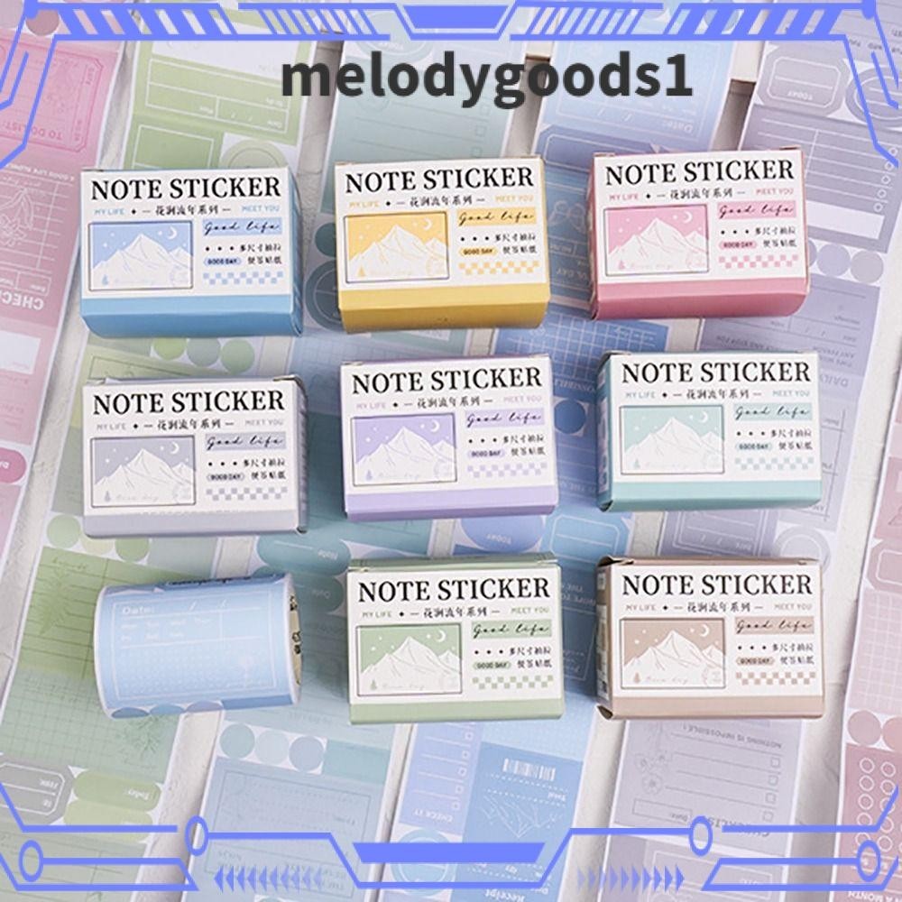 MELODYGOODS1 Sticky Note, Full Adhesive Pull-out Design Memo Pad ...