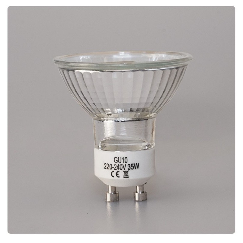 GU10 Halogen 50W Bulbs 1 Pack GU10+C 120V 50W With 2800k Warm White ...