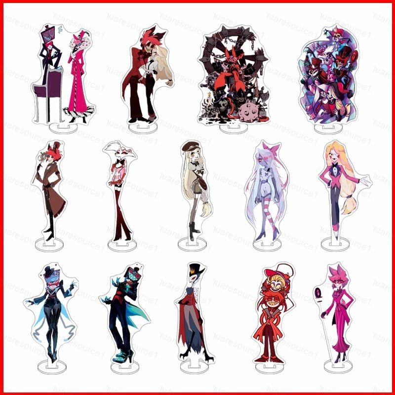 SQT Hazbin Hotel Charlie Morningstar Vaggie Angel Dust Alastor Acrylic ...