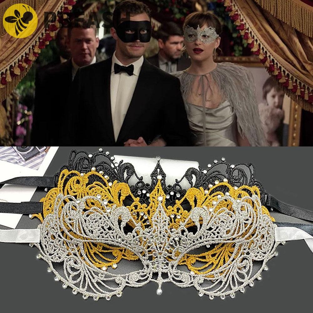 PBFASH Dance Masks Queen Half-face Mask For Women Masquerade Halloween ...