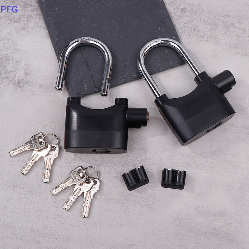 PFG Alloy Steel Built-in Motion Sensor Security 110db Siren Alarm Lock ...