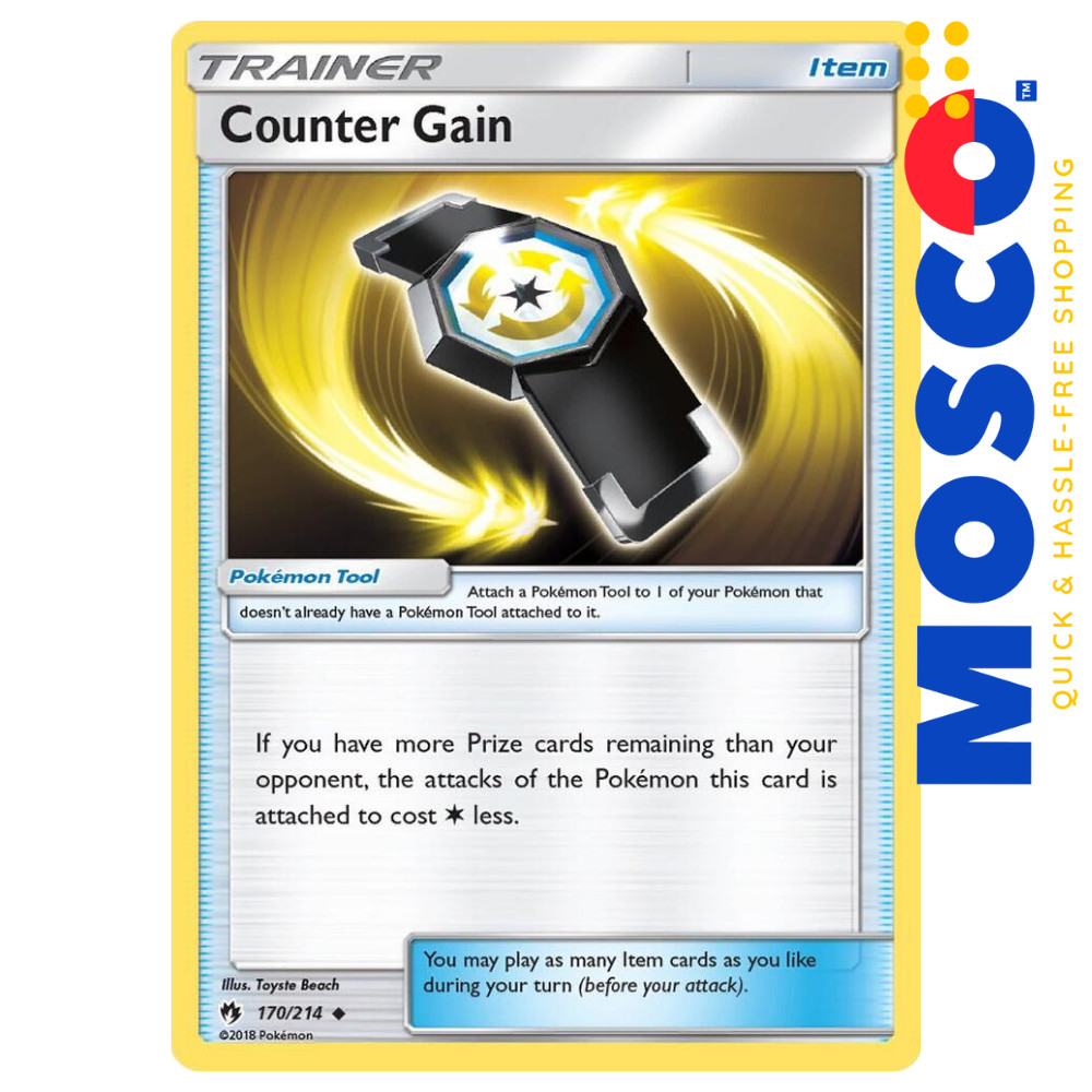Counter Gain - 170/214 Uncommon Lost Thunder | Pokemon TCG | Shopee  Philippines