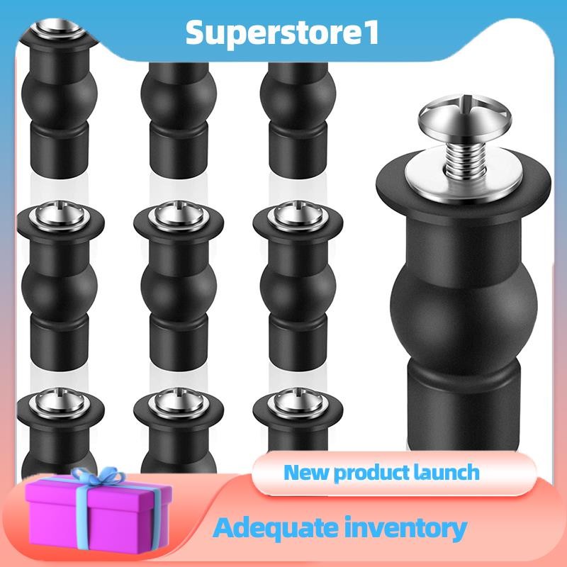10 Pieces Toilet Seat Screws Universal Toilet Expanding Screws Toilet