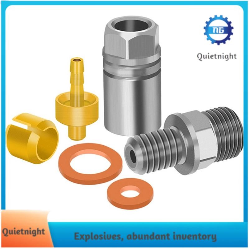 [quietnight.ph] Universal Hope Oil Hose Connector Set Oil Olive Heads