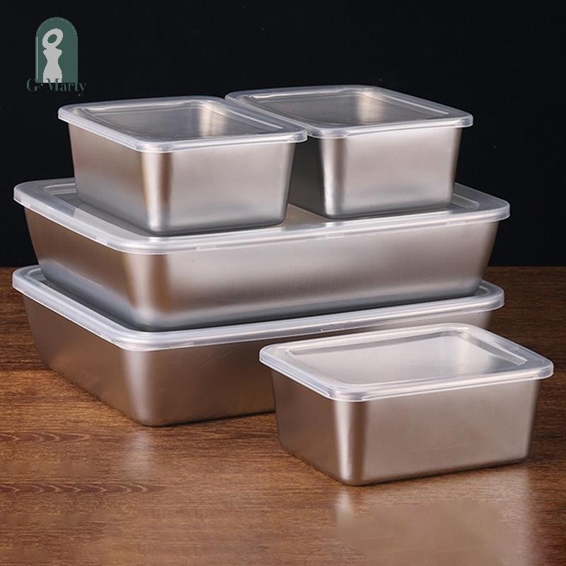 GMARTY Stainless Steel Refrigerator Meat Storage Box Food Storage ...