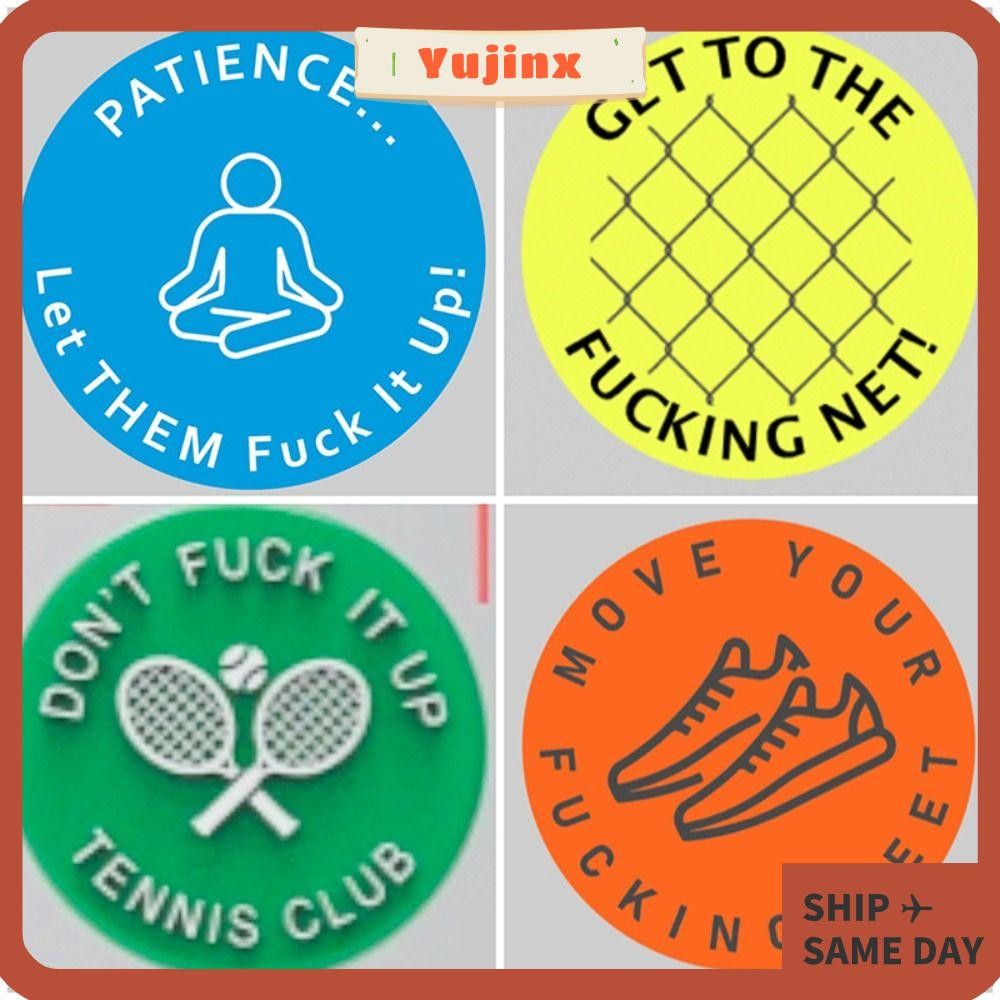 YUJINX Tennis Damper, Damping Fun Slogans Funny Tennis Vibration