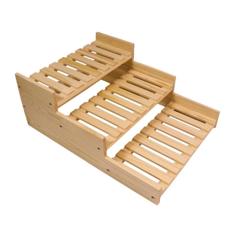 Cake Shop Bread Tiered Soft Bread Rack Wooden Pastry Rack Display Rack ...