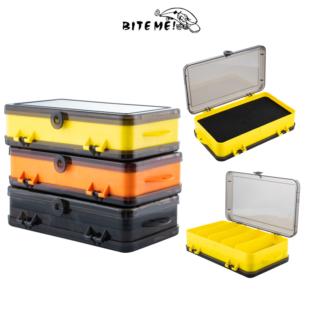 Waterproof Fishing Tackle Box Double-Sided Fishing Organizer for Lures ...