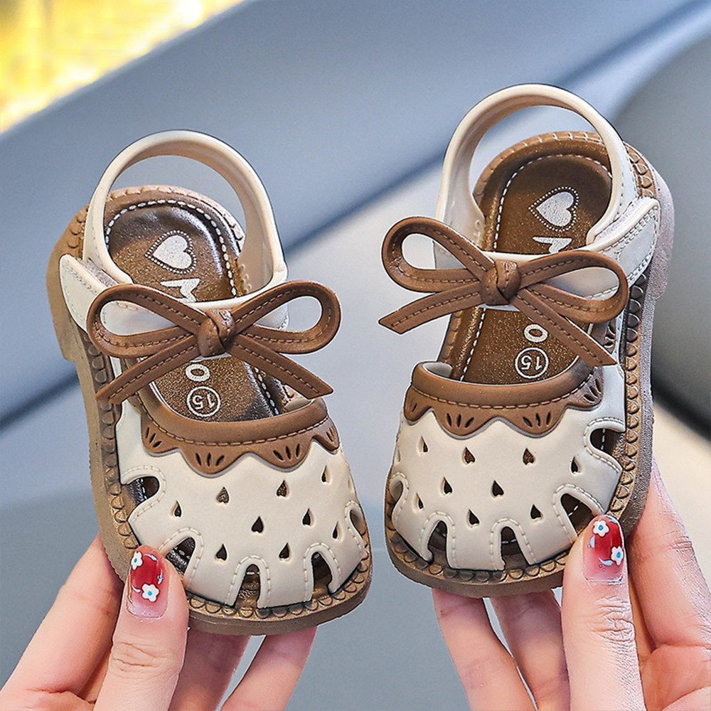 Baby Girls Summer Sandals, Anti-Slip Soft Sole Ruffle Flat Shoes Toddler First Walker P 73804219