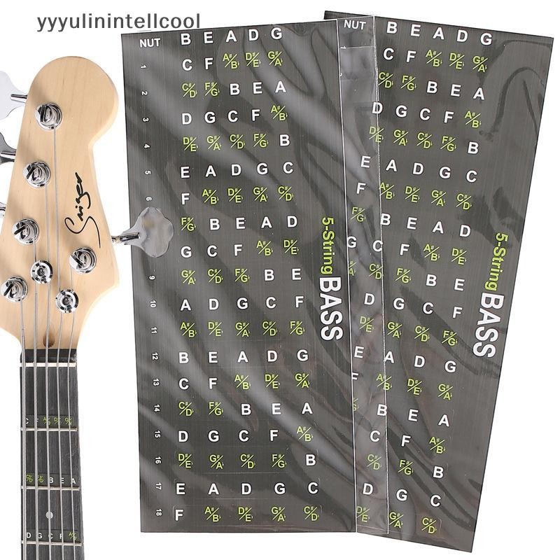 YTL 1PC Beginner Musical Scale Frets Note Decal Guitar Scales Stickers ...