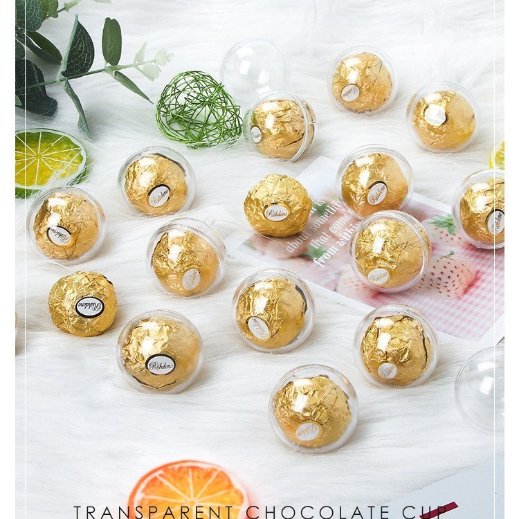 (1 PCS) Ferrero Rocher Chocolate Box Wrap Transparent Round Acrylic ...