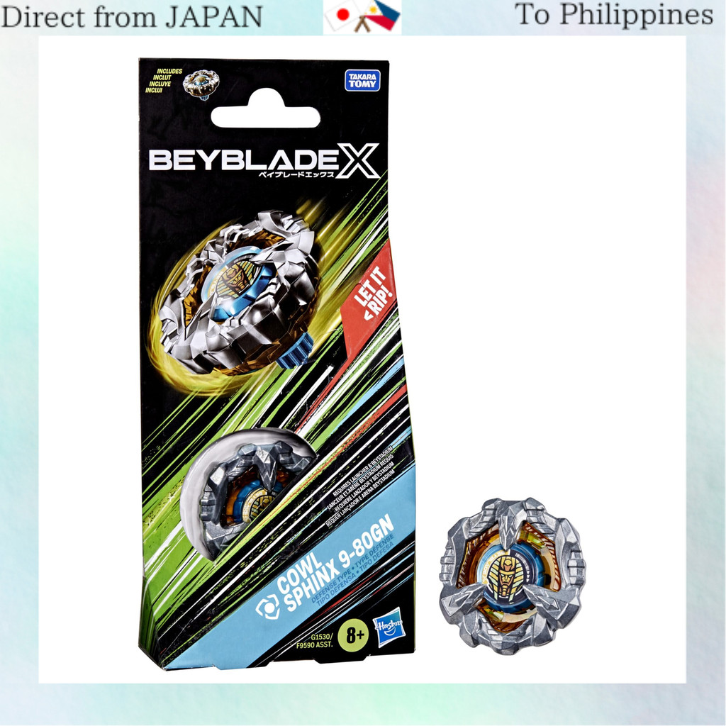 Beyblade X Cowl Sphinx 9-80GN Booster Pack Set with Defensive Tops ...