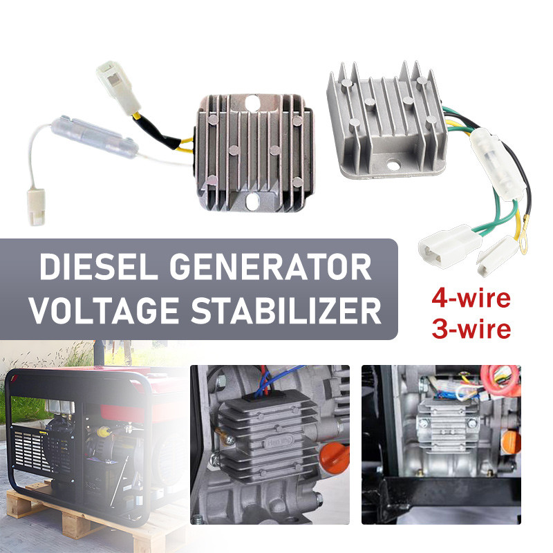170F 178F 186F 12V Diesel Generator Stabilizer AVR Automatic Voltage ...