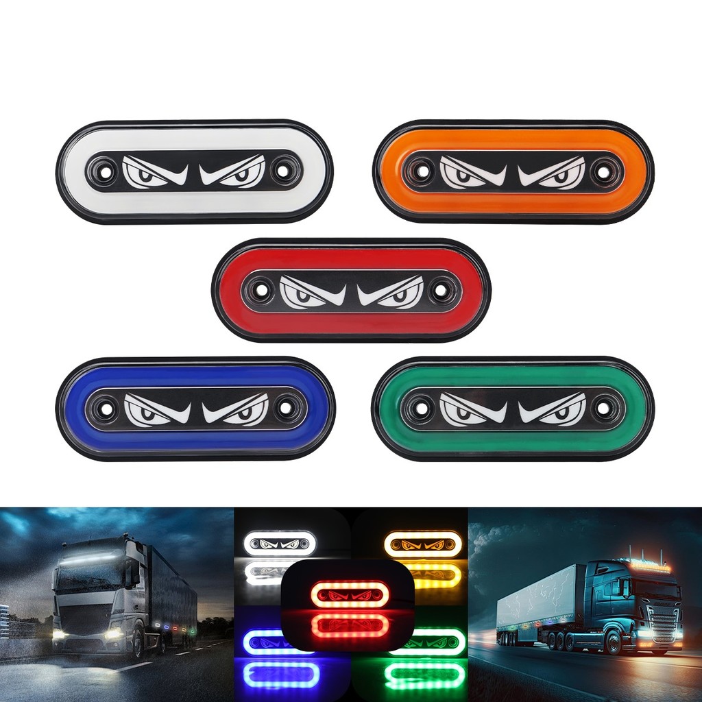Truck Side Light Demon Eye Blinking 12V-24V Led Light Side Warning ...
