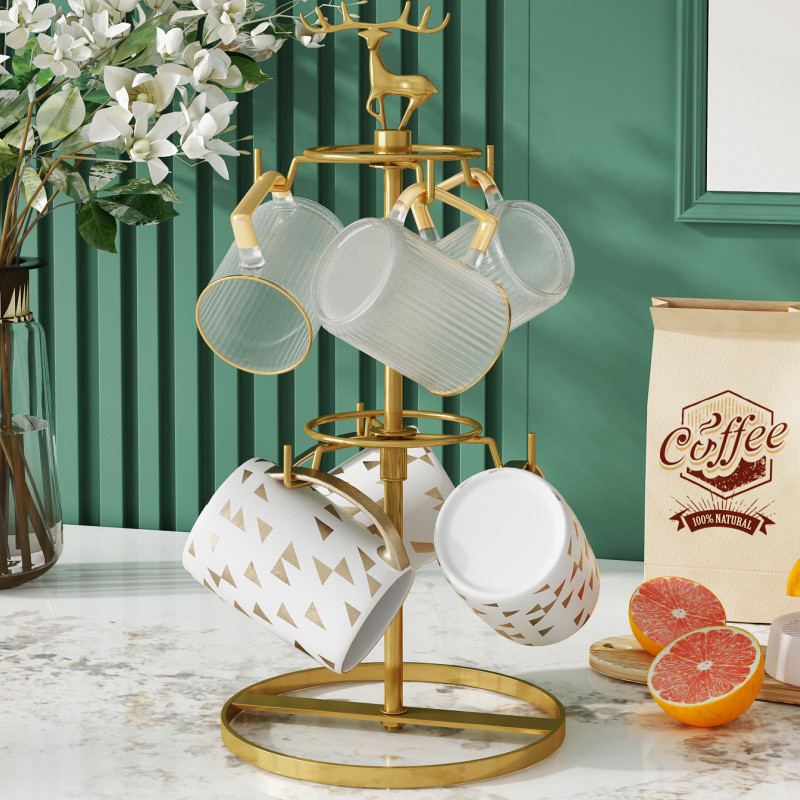 Light Luxury Water Cup Rack Hang Upside Down Coffee Cup Mug Tea Cup ...