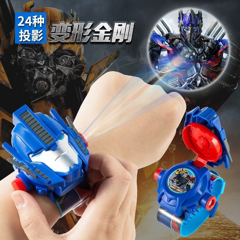 Optimus Prime Projector Transformer Cartoon Boys Watch | Shopee Philippines