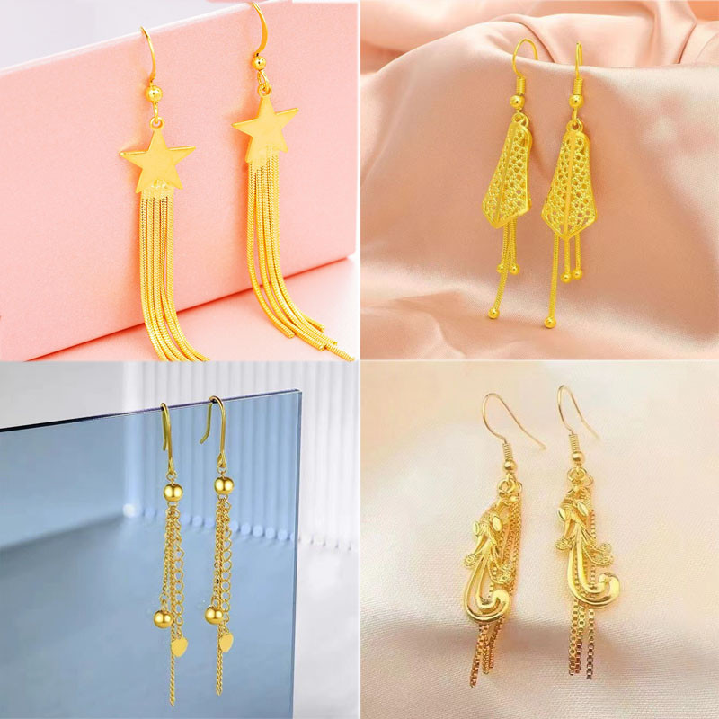 Handcrafted Elegant Trendy Korean Style Dangling Earring