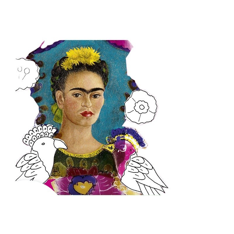 [in stock] Frida Kahlo: Coloring Book, Frida Kahlo: Coloring Book [Good