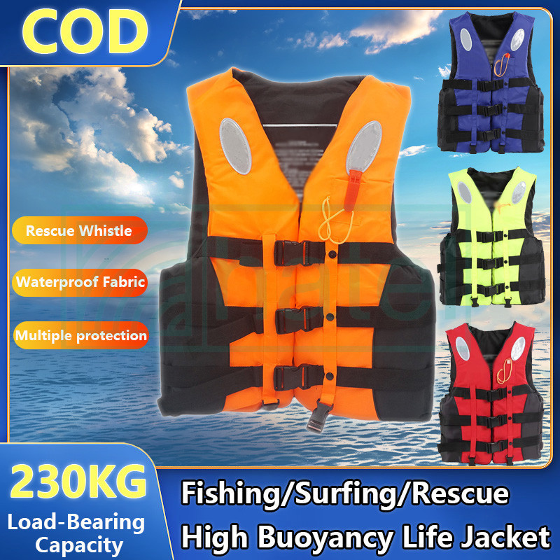Life Vest Jacket Kids Adults Marine Safety Life Jacket For Outdoor ...