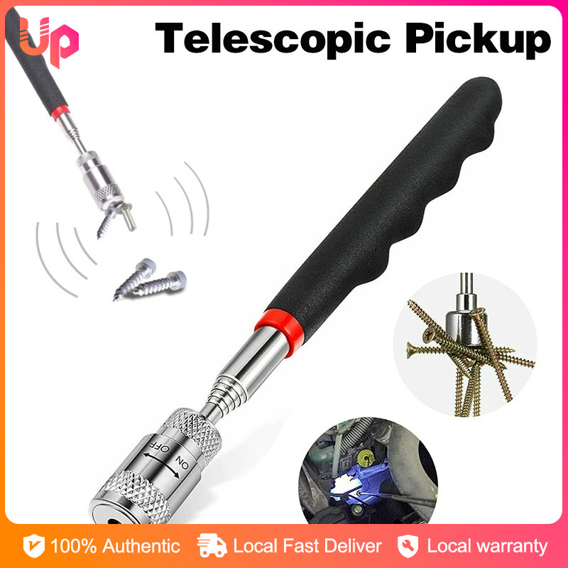 Stainless Magnetic Telescopic Pick Up Tool with LED Light Extendable ...